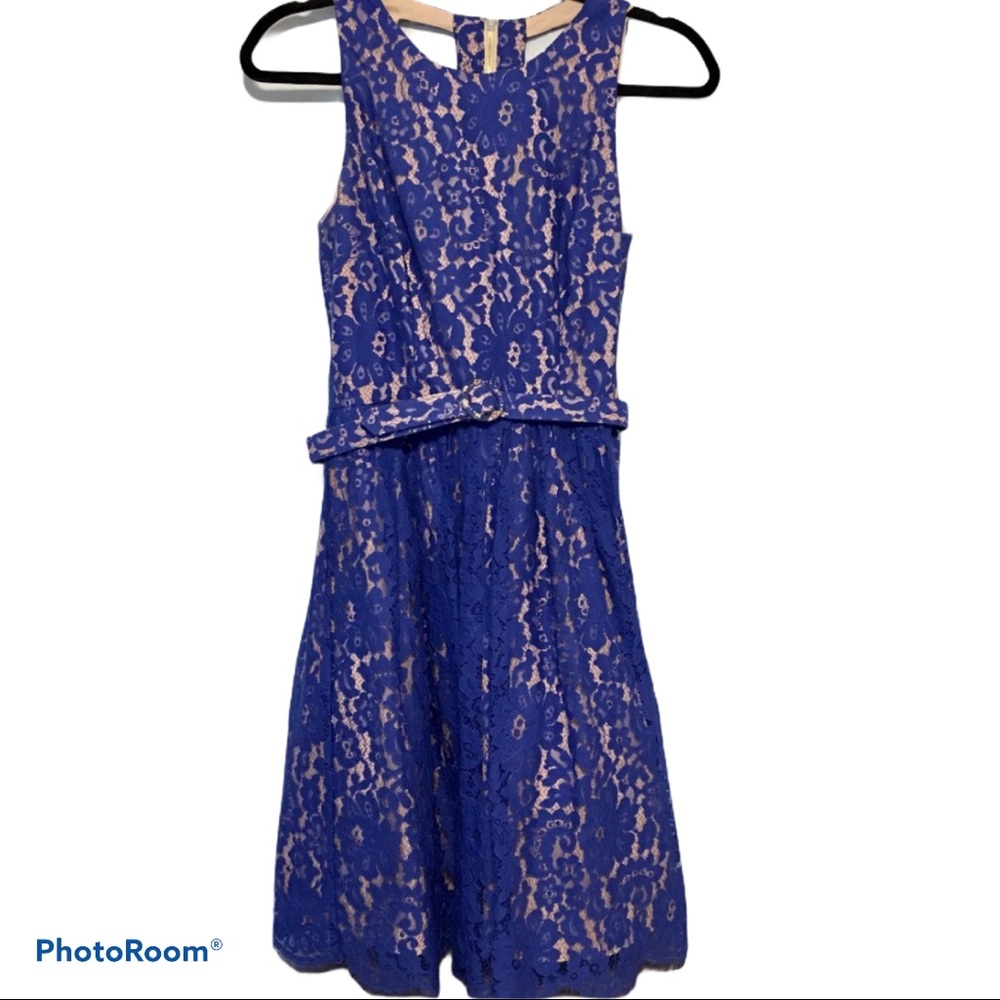 Royal Blue Eliza J Dress with Petty coat